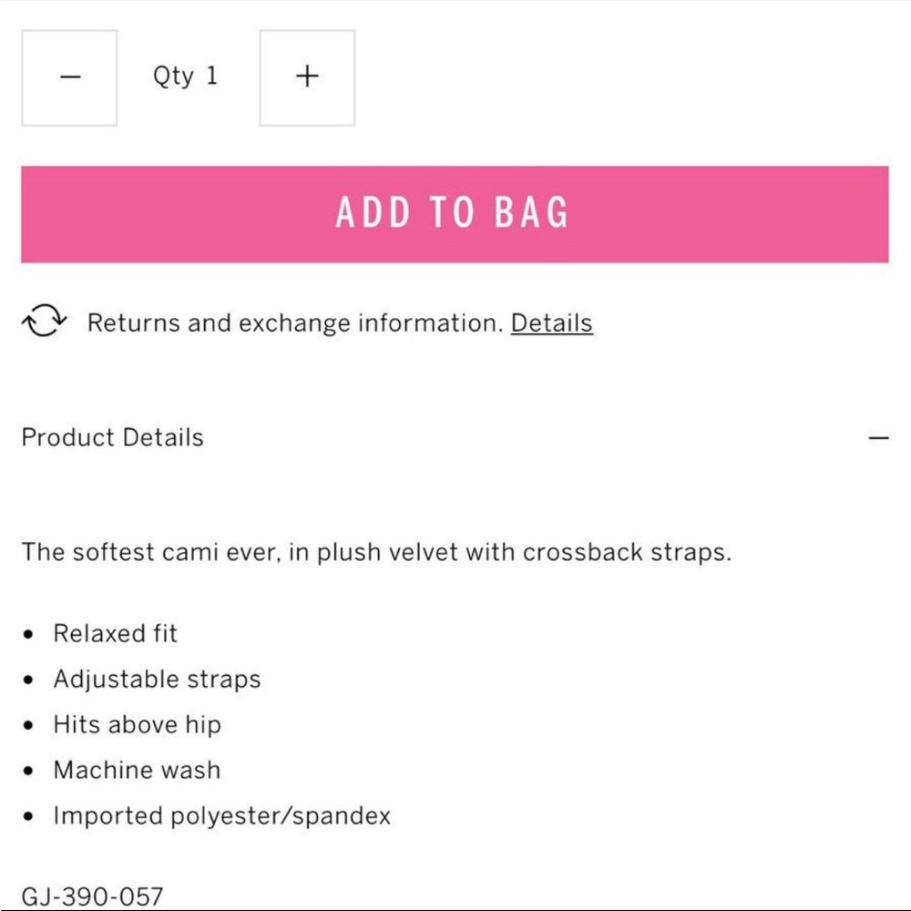 Victoria Secret Velvet Pink Sleep Tank - Picture 4 of 6